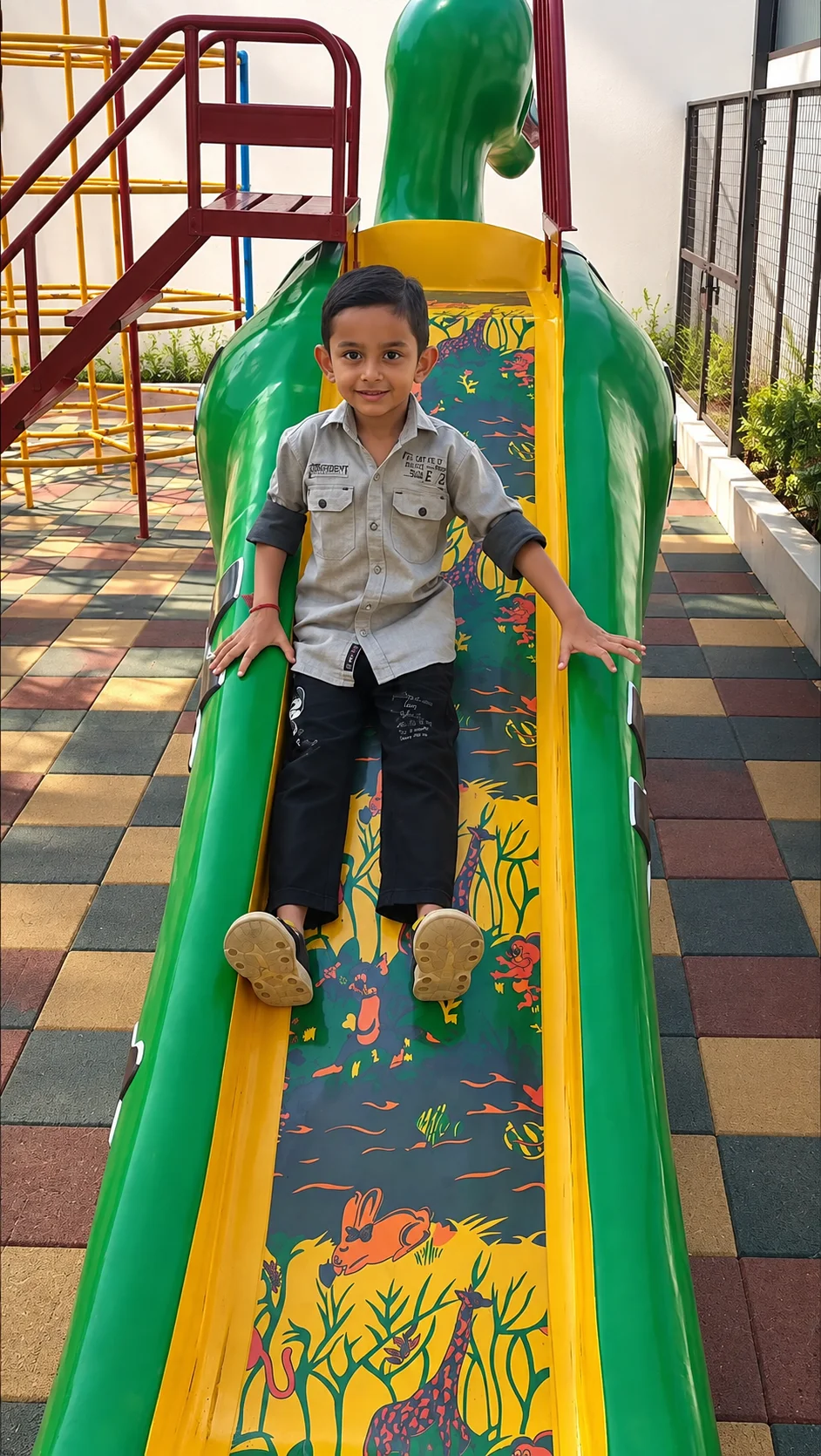 Dinosaur Playground Slide