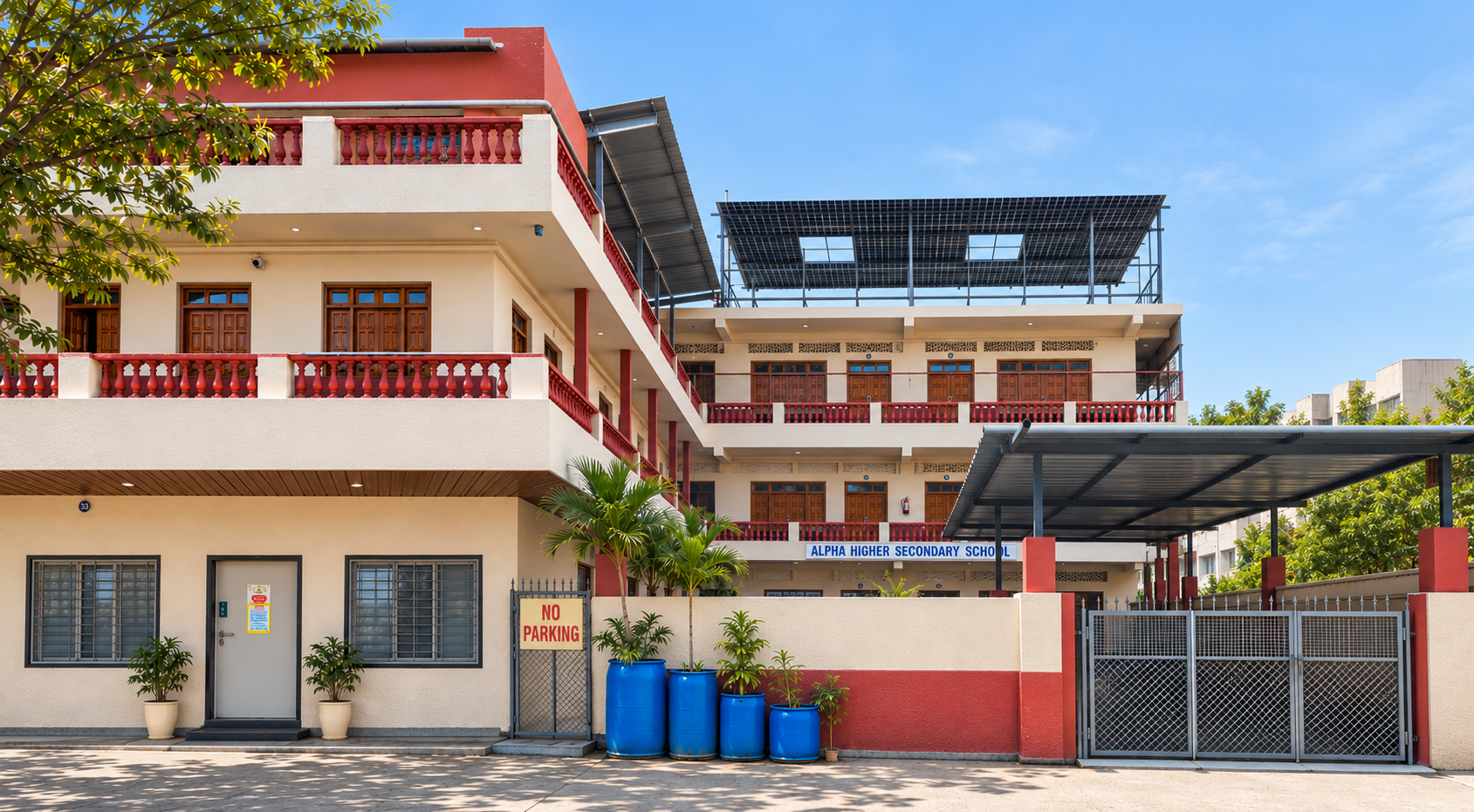 Alpha English H.S. School, Neemuch Campus Building