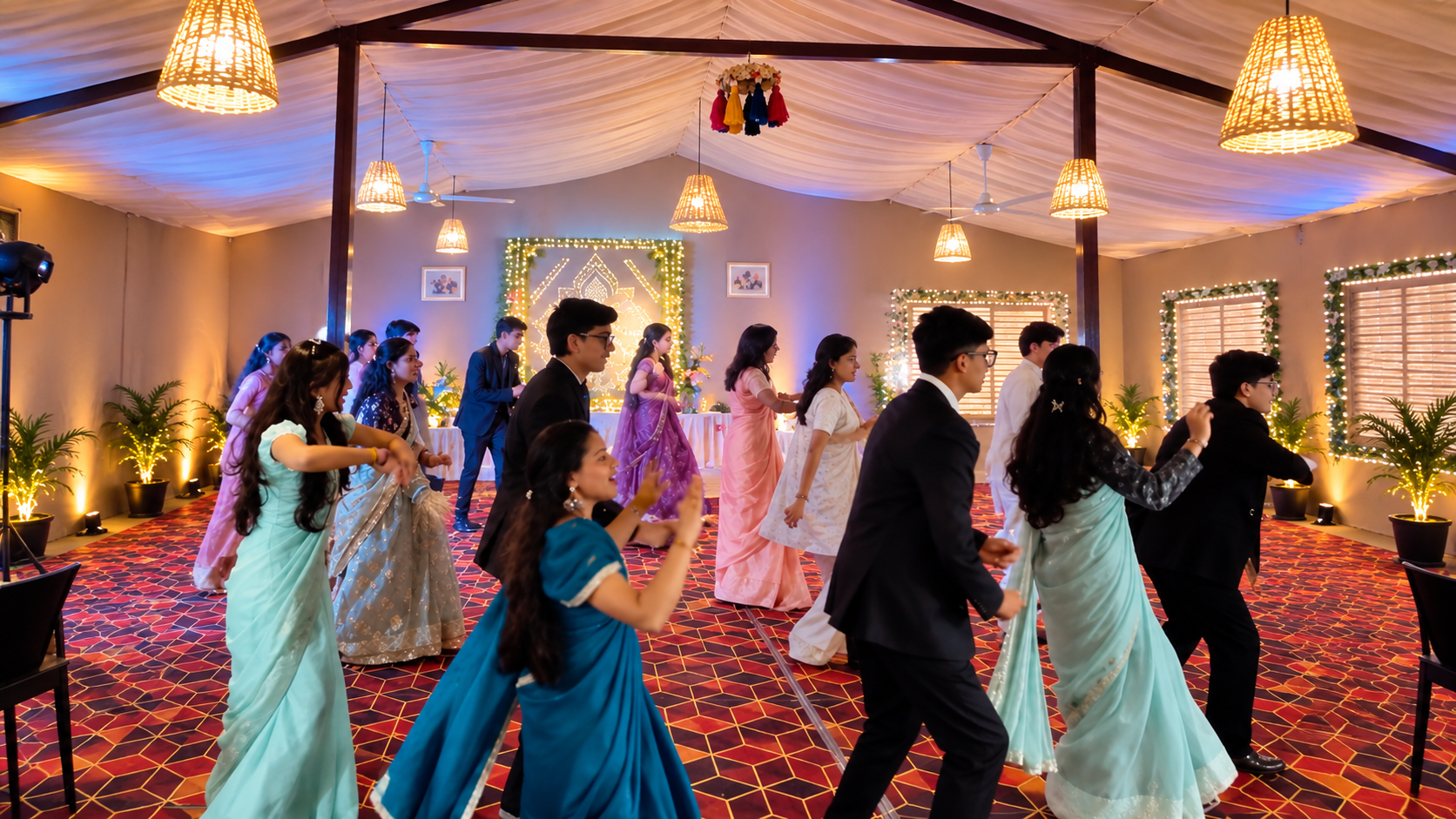 Senior farewell celebration and graduation party at Alpha English H.S. School